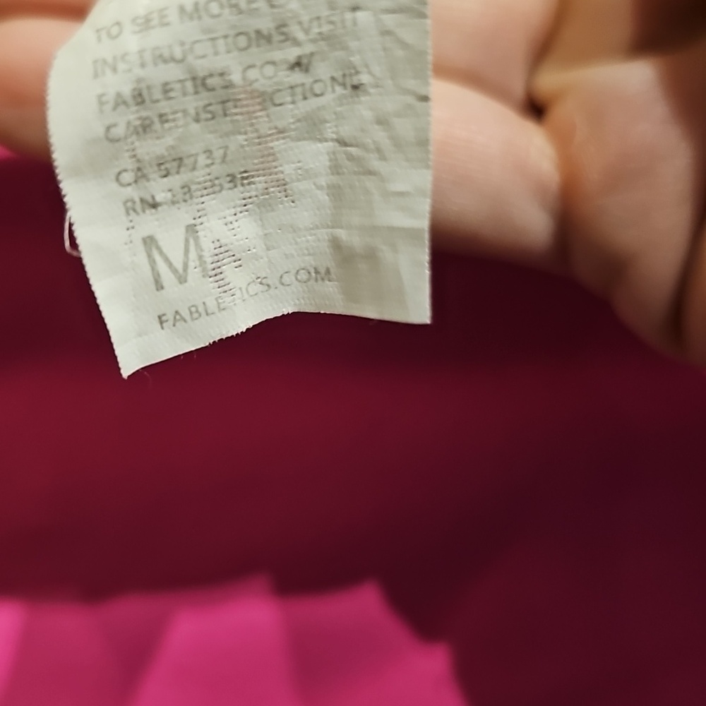 Fabletics PowerHold Pink Leggings Size Medium - Picture 3 of 4